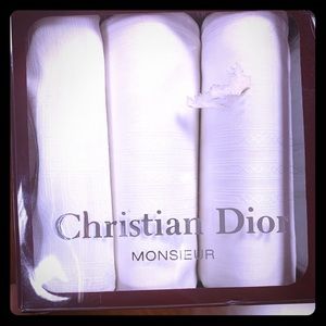 Christian Dior Men’s Handkerchiefs set